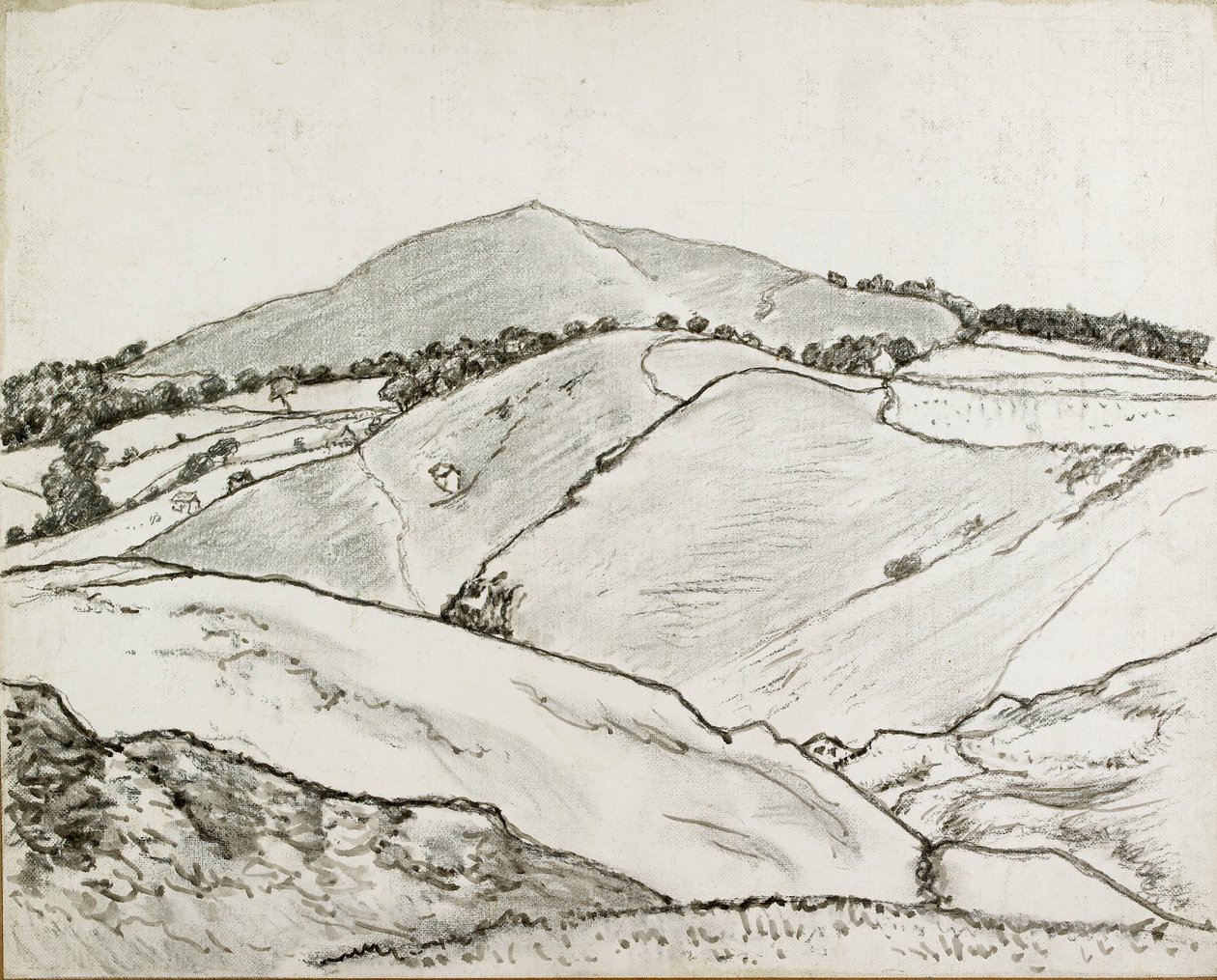 Cefn Bryn, 1933 von Lucien Pissarro