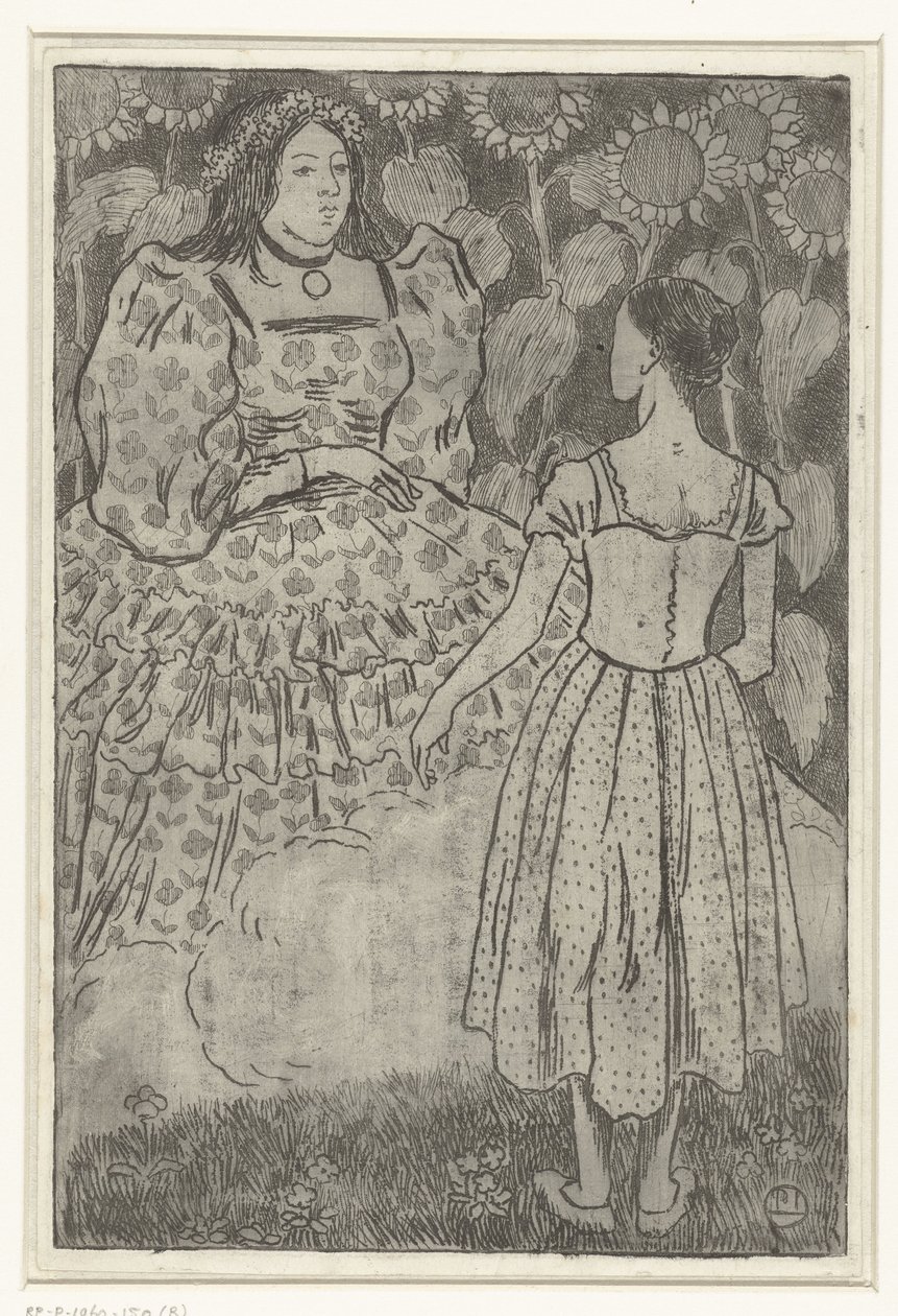 Fee erscheint Aschenputtel von Lucien Pissarro