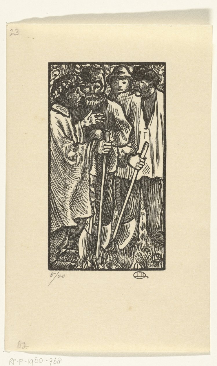 Holzfäller von Lucien Pissarro