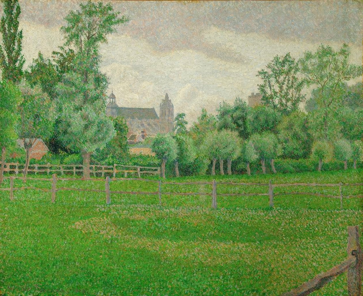 Die Kirche von Gisors von Lucien Pissarro