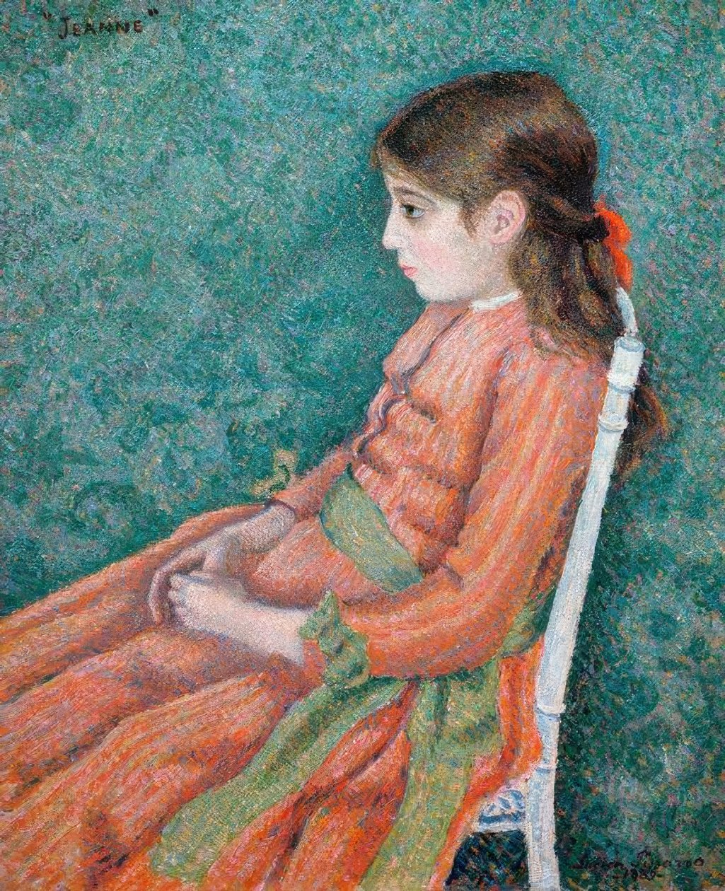 Porträt von Jeanne von Lucien Pissarro