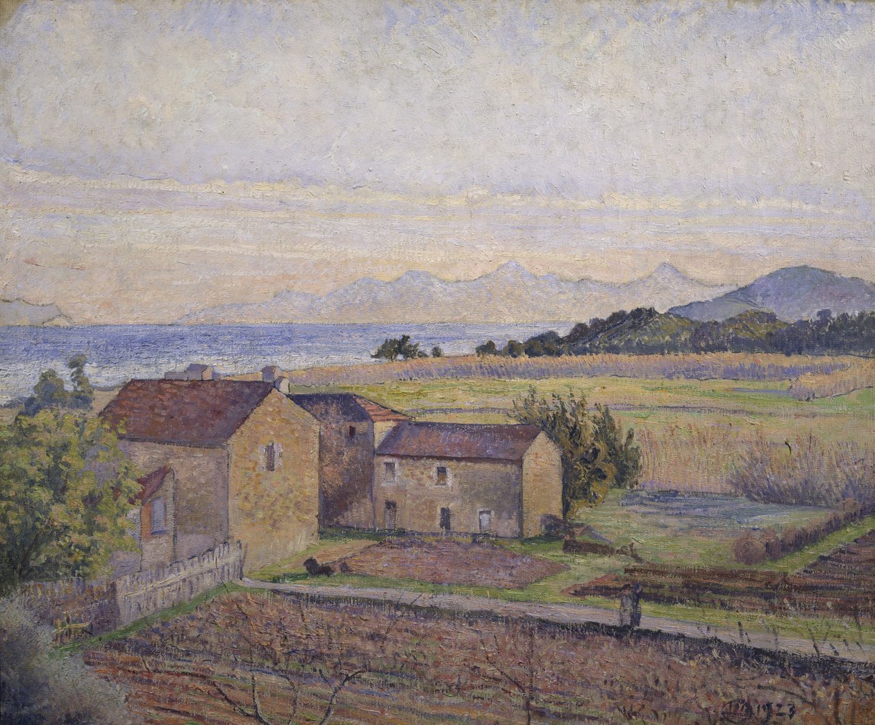 Rade de Bormes von Lucien Pissarro