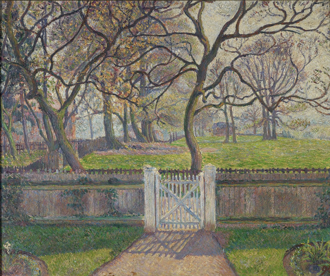 Das Gartentor, Epping von Lucien Pissarro