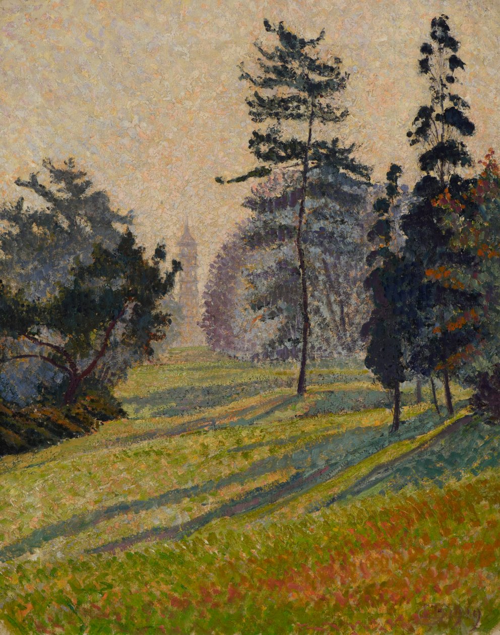 Die Pagode, Kew von Lucien Pissarro