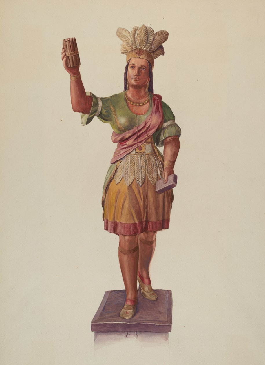 Zigarrenladen Pocahontas von Lucille Lacoursiere