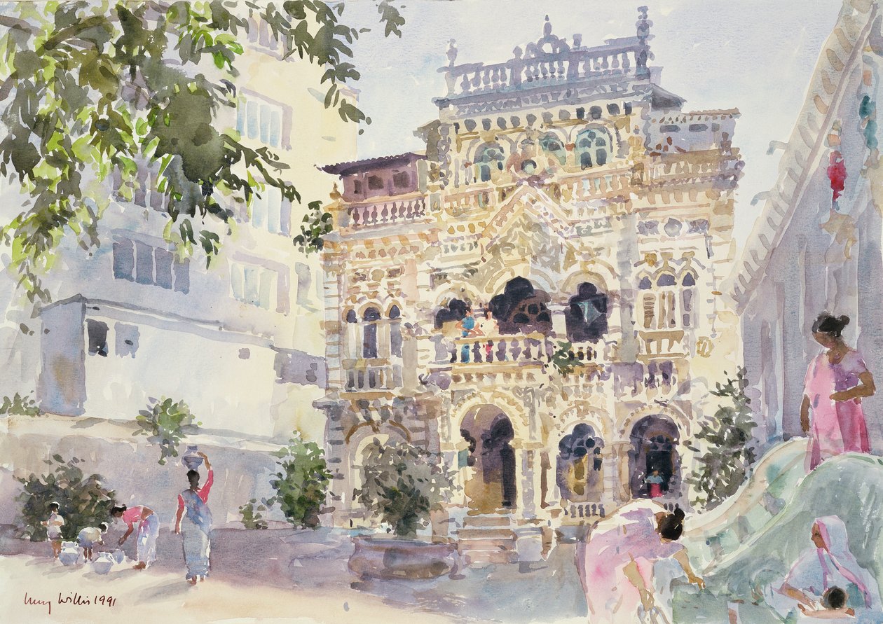 Haus auf dem Hügel, Bombay von Lucy Willis