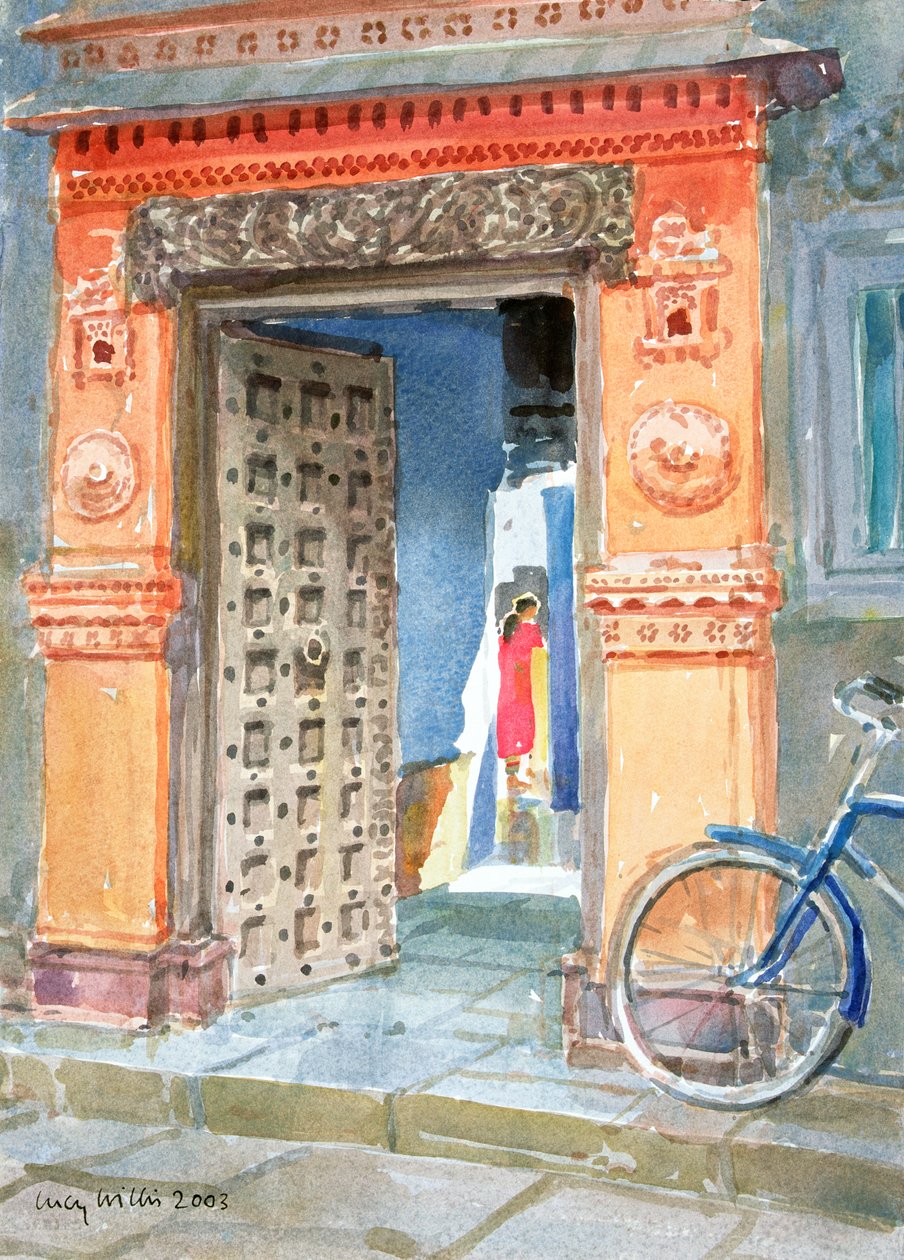 In der Altstadt, Bhuj, 2003 von Lucy Willis