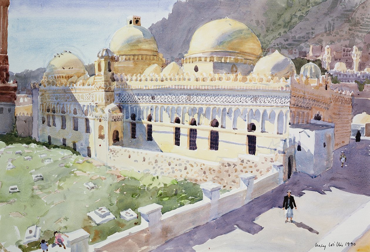 Moschee, Taiz, Jemen, 1990 von Lucy Willis
