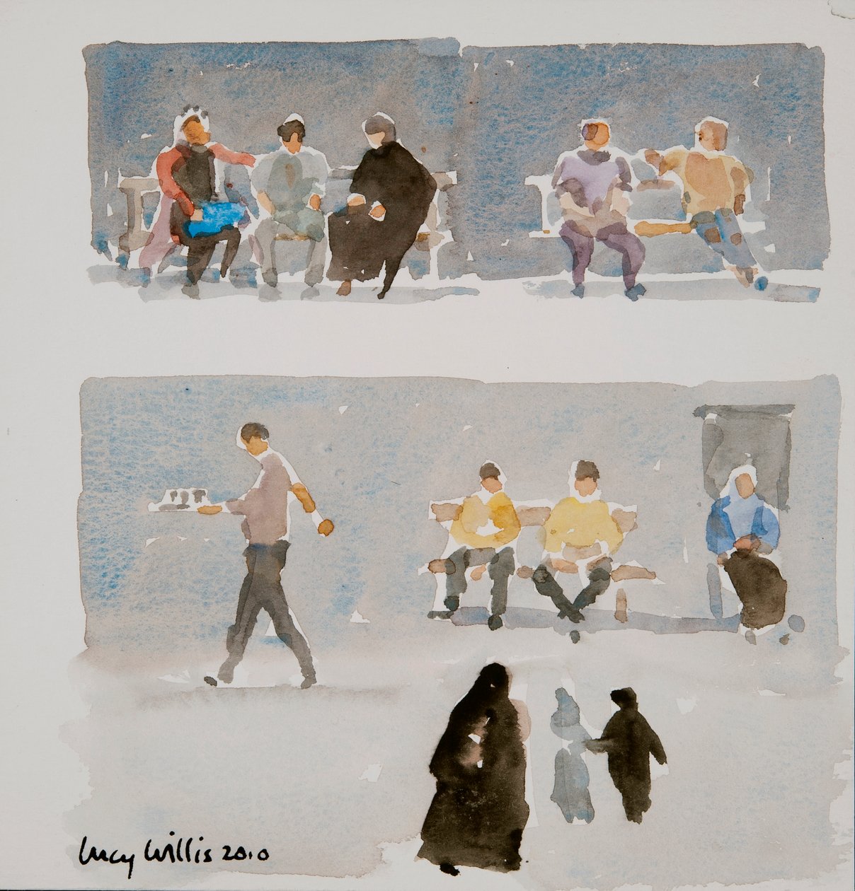 Menschen von Aleppo, 2010 von Lucy Willis