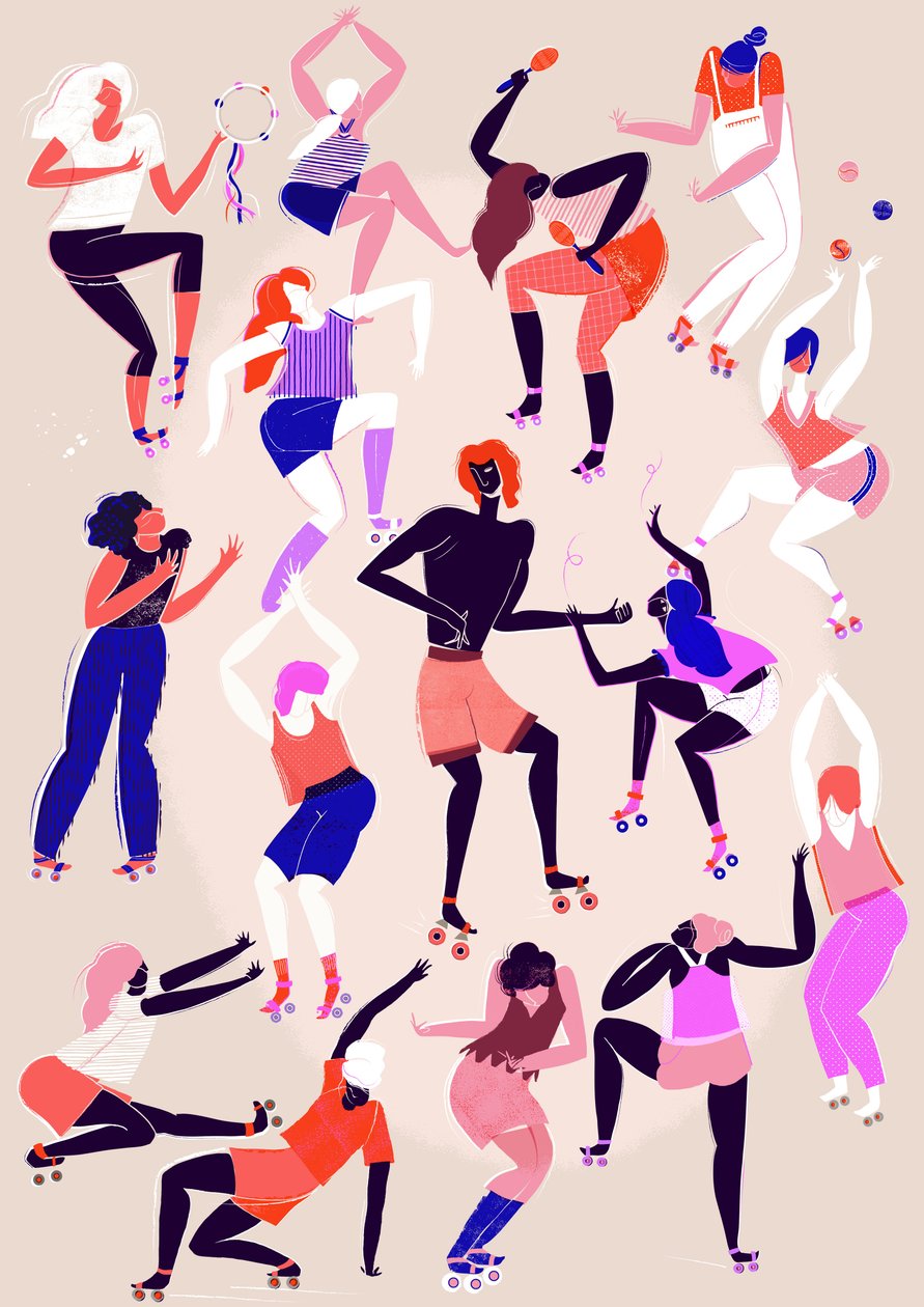 Roller Disco von Lucy Banaji