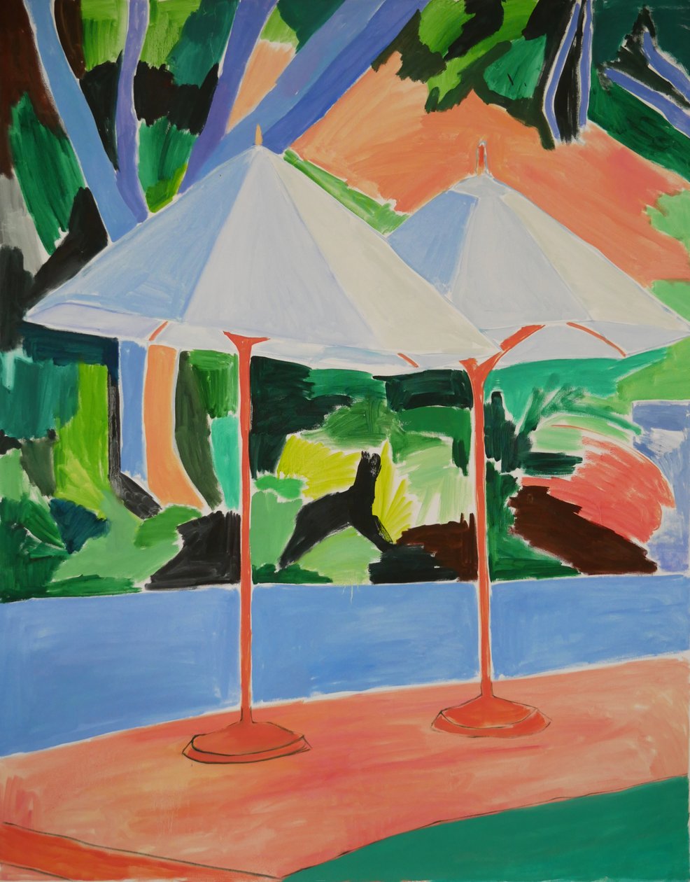 Regenschirm, 2022 von Lucy Smallbone