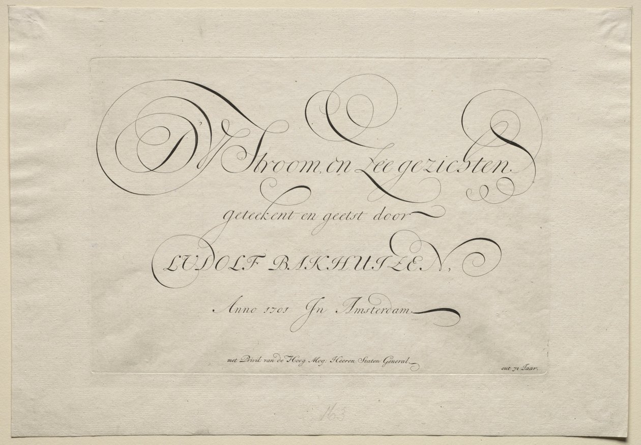 Der Fluss IJ und Meereslandschaften von Ludolf Backhuysen