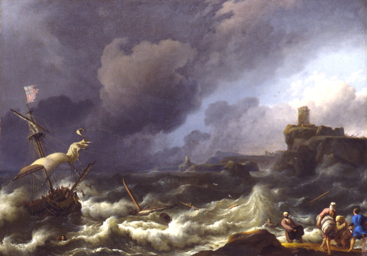 Der Sturm von Ludolf Backhuysen