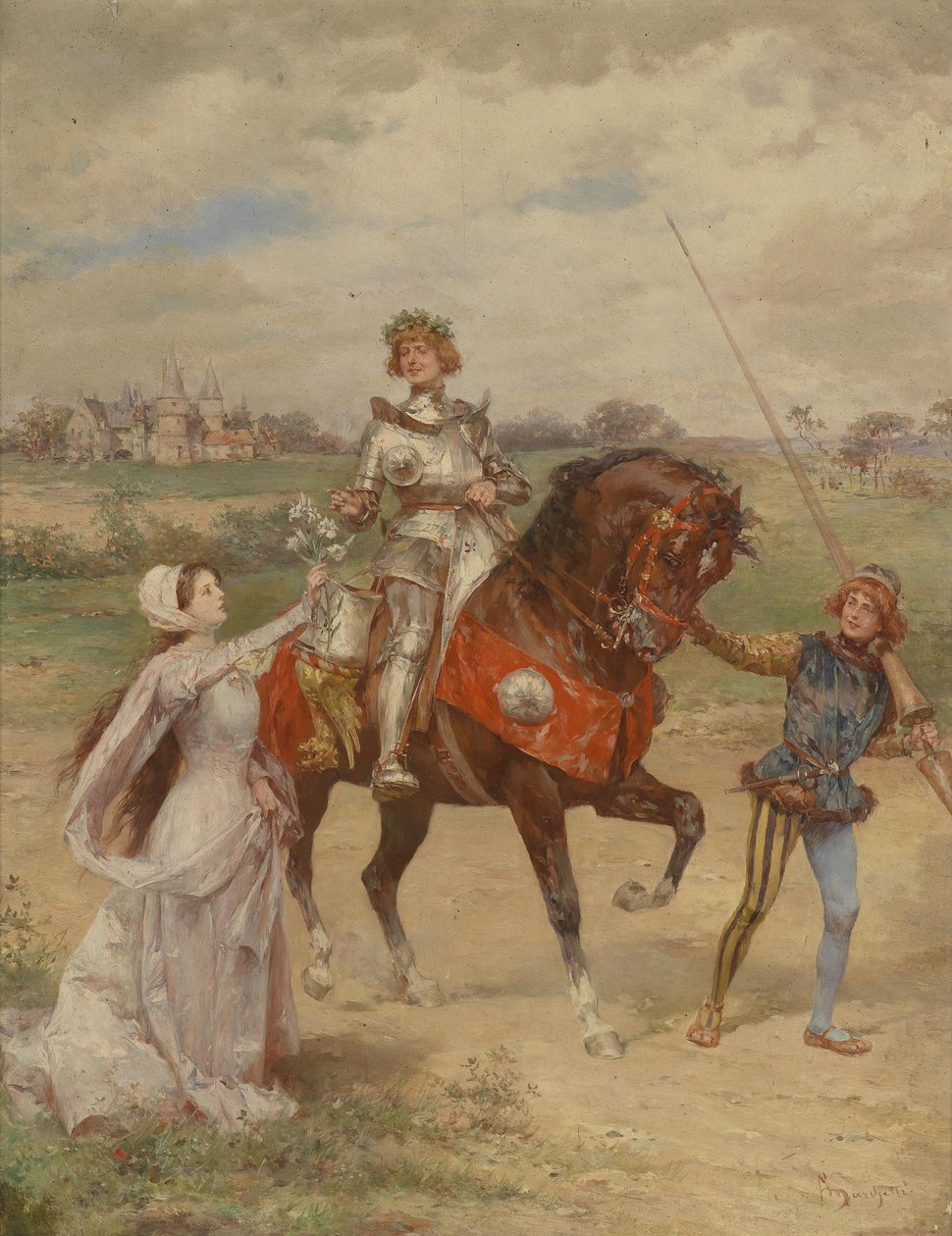 Vor dem Turnier von Ludovico Marchetti