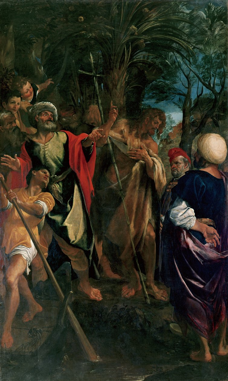 Predigt des Täufers von Ludovico Carracci