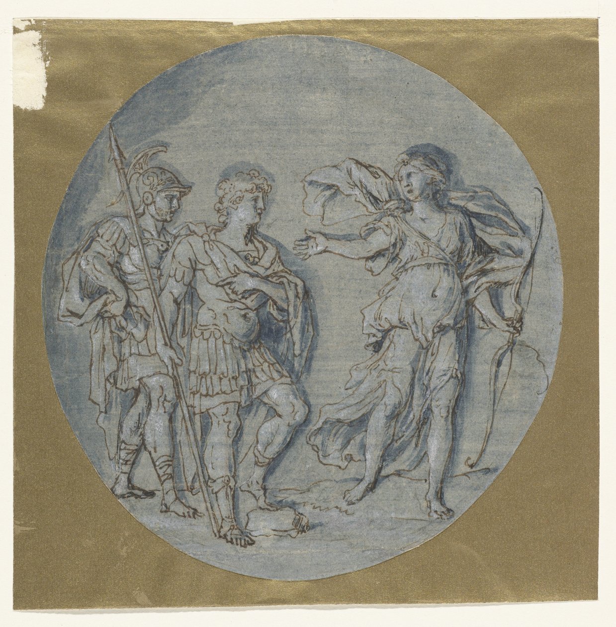 Diana spricht zu Aeneas und Achates von Ludovico Gimignani