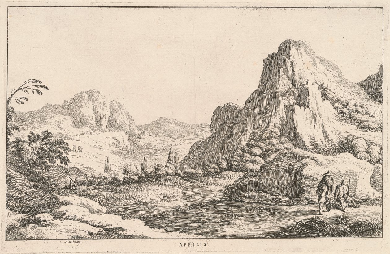 Aprilis (April) von Ludovico Mattioli