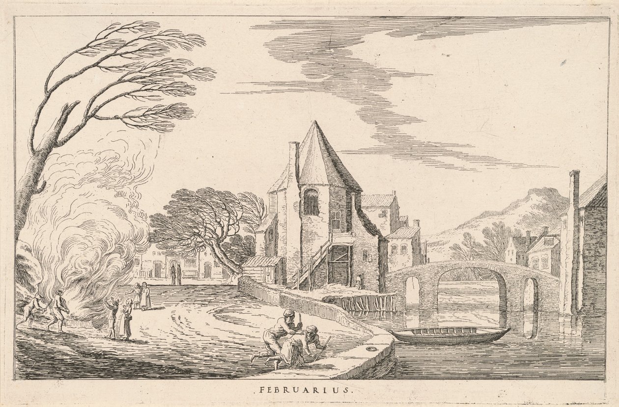 Februarius (Februar) von Ludovico Mattioli
