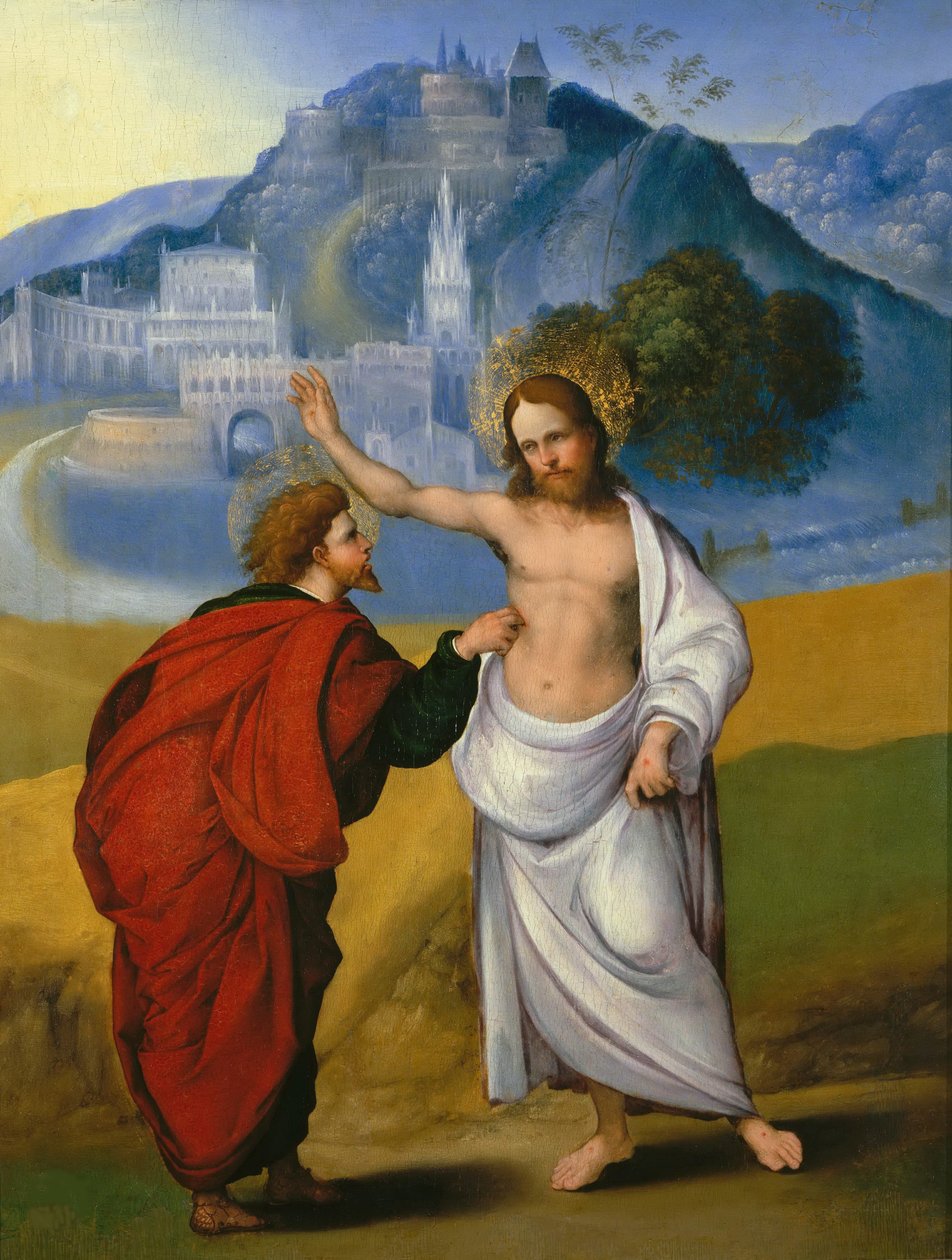 Der ungläubige Thomas von Ludovico Mazzolino