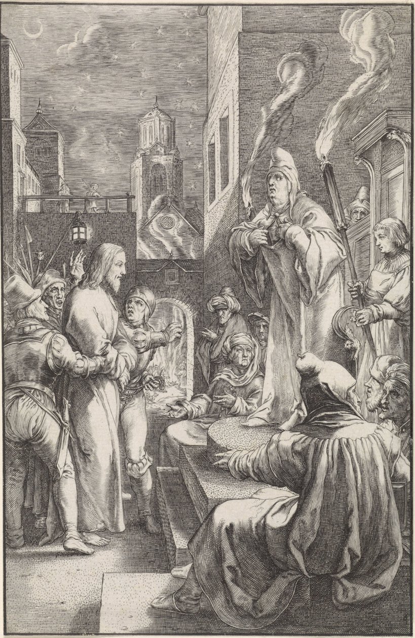Christus vor Kajaphas (Die Passion) von Ludovicus Siceram