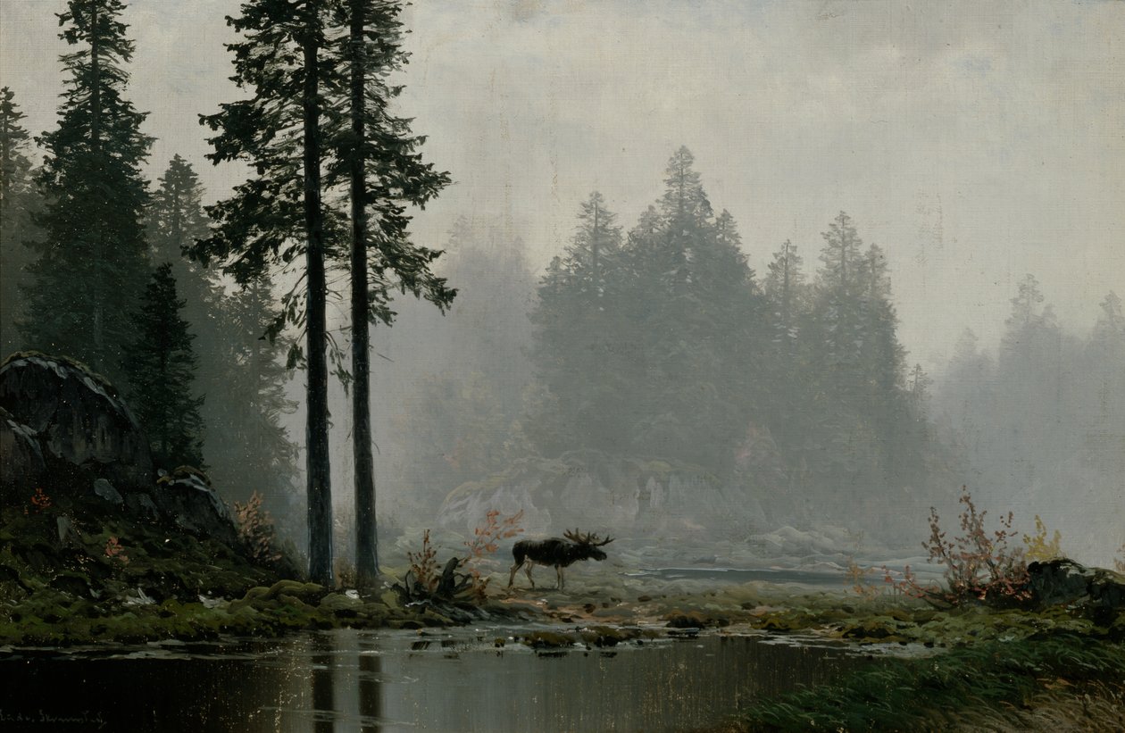 Herbstnebel von Ludvig Skramstad