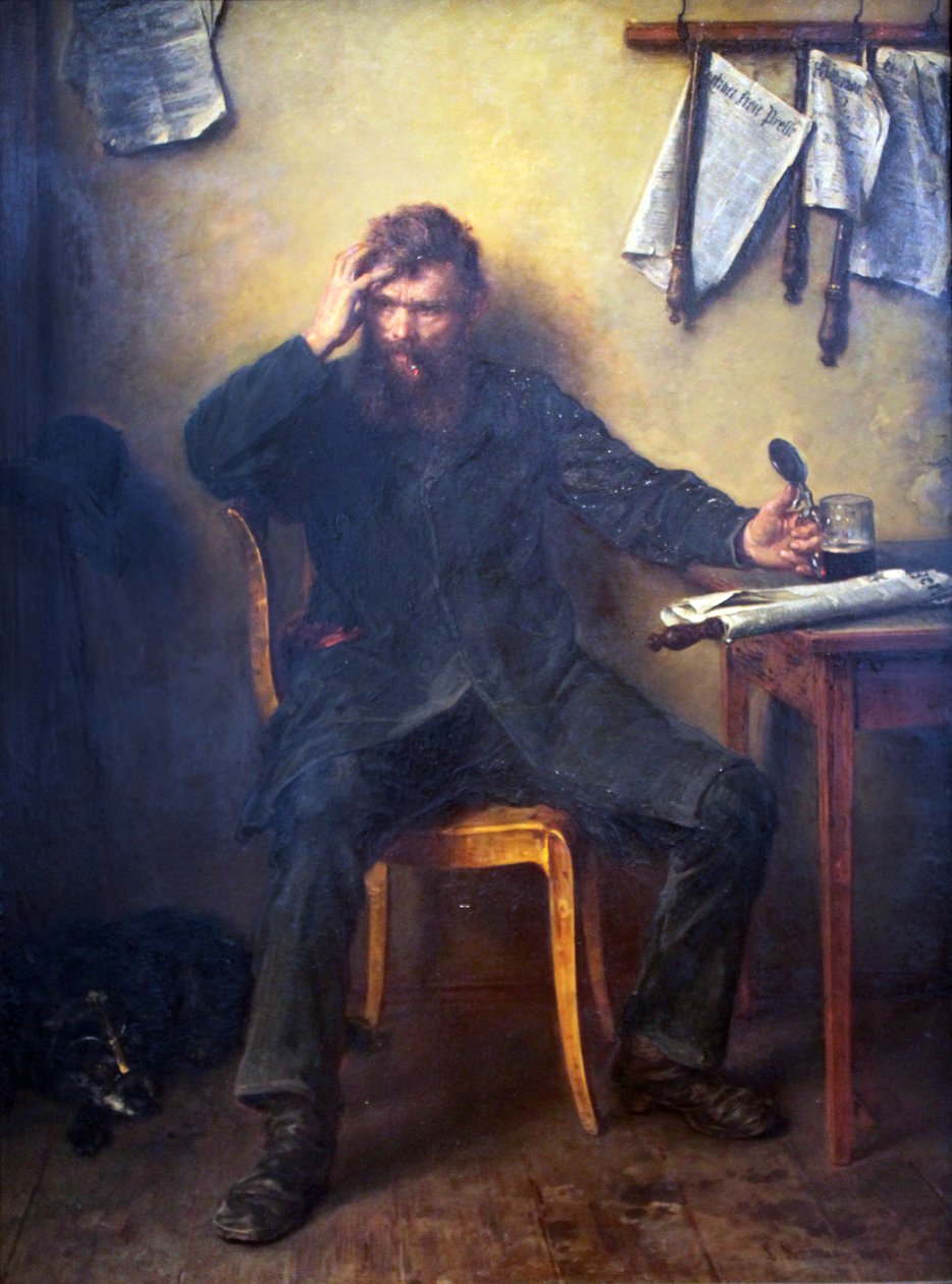 Der Unzufriedene von Ludwig Knaus