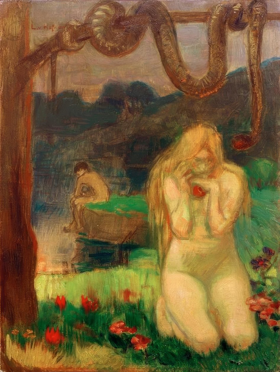 Adam und Eva von Ludwig von Hofmann