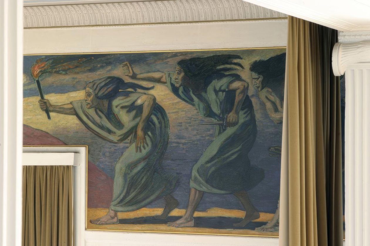 Weimar, Nationaltheater, Erinnyen von Ludwig von Hofmann