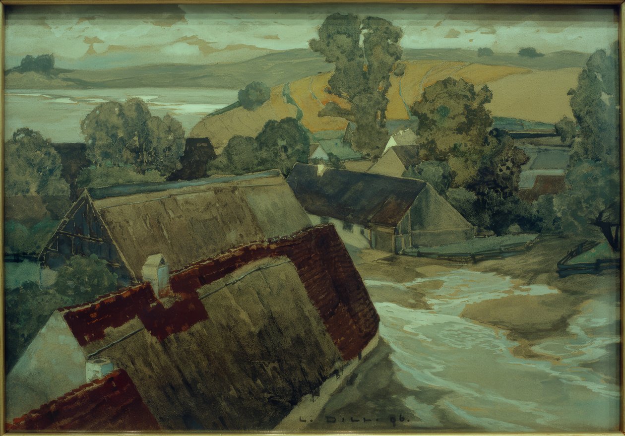 Überschwemmung von Ludwig Dill