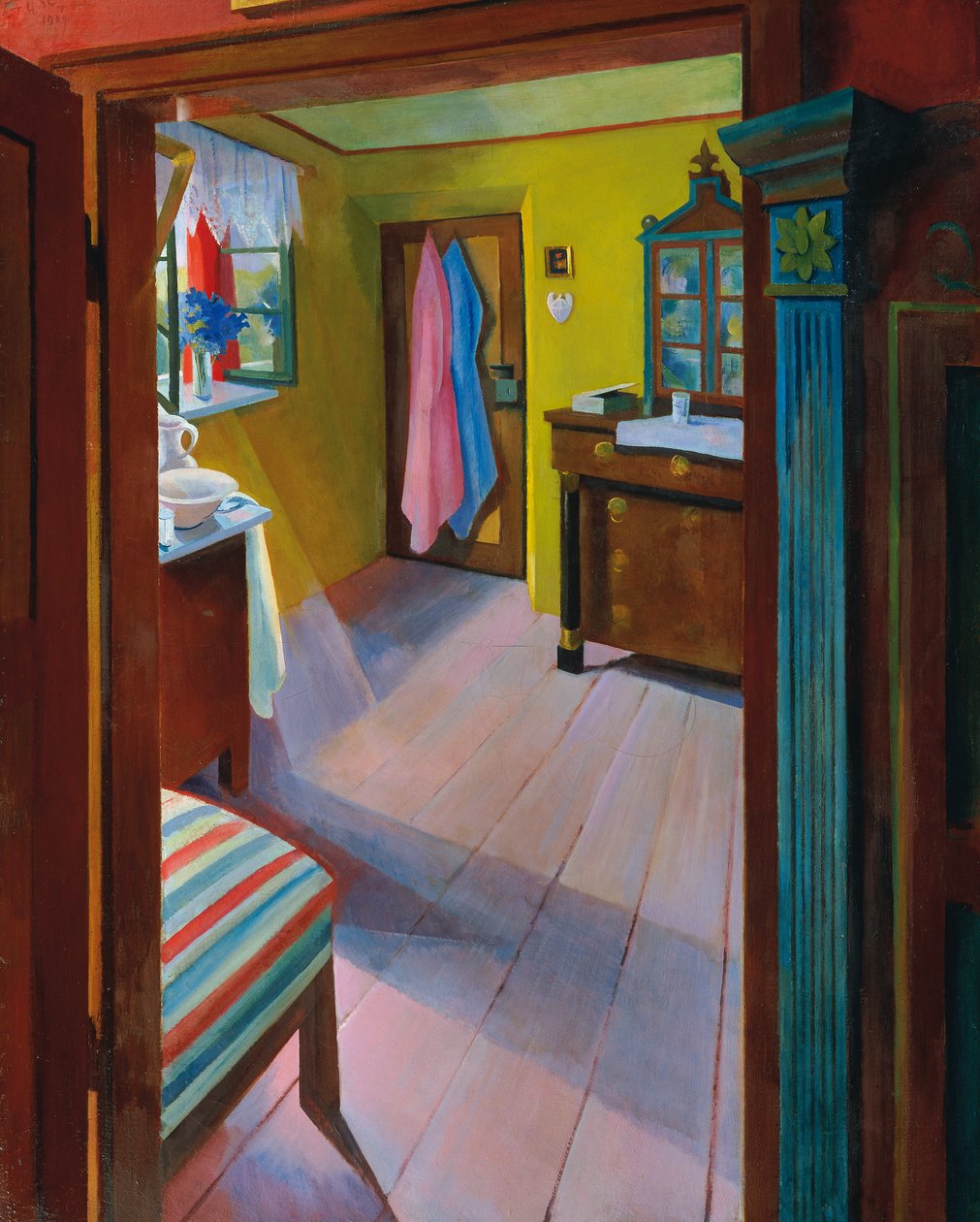 Ländliches Interieur von Ludwig Ferdinand Graf