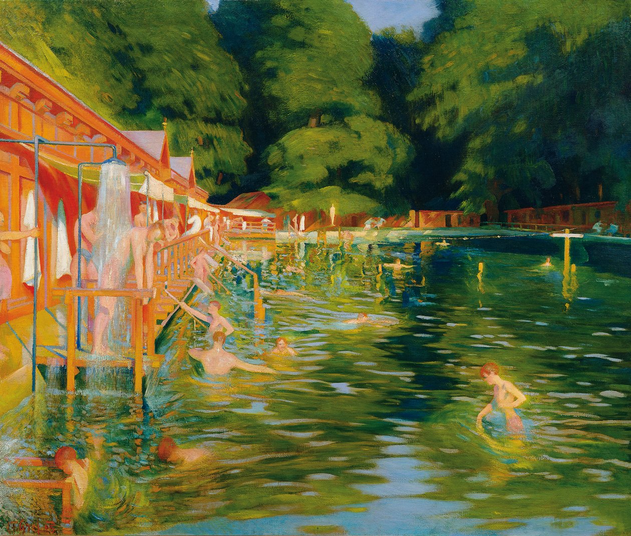 Schwimmbad von Ludwig Ferdinand Graf