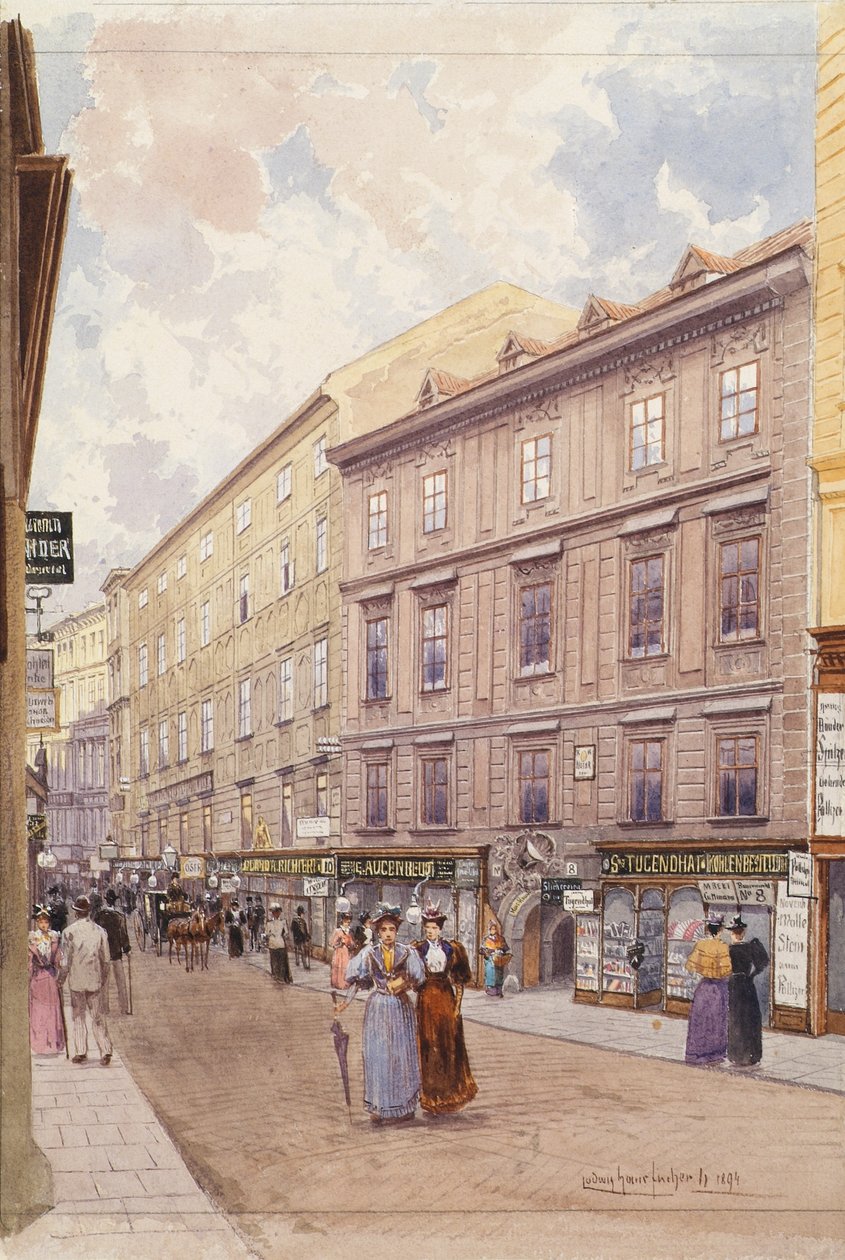 Der Bauernmarkt in Wien von Ludwig Hans Fischer