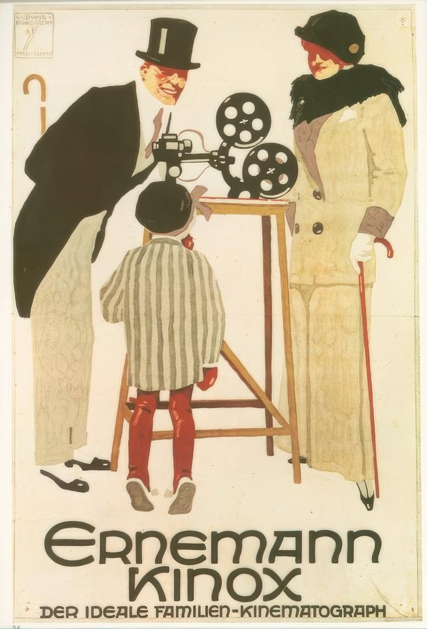 Ernemann Kinox. Der Ideale Familien-Kinematograph von Ludwig Hohlwein