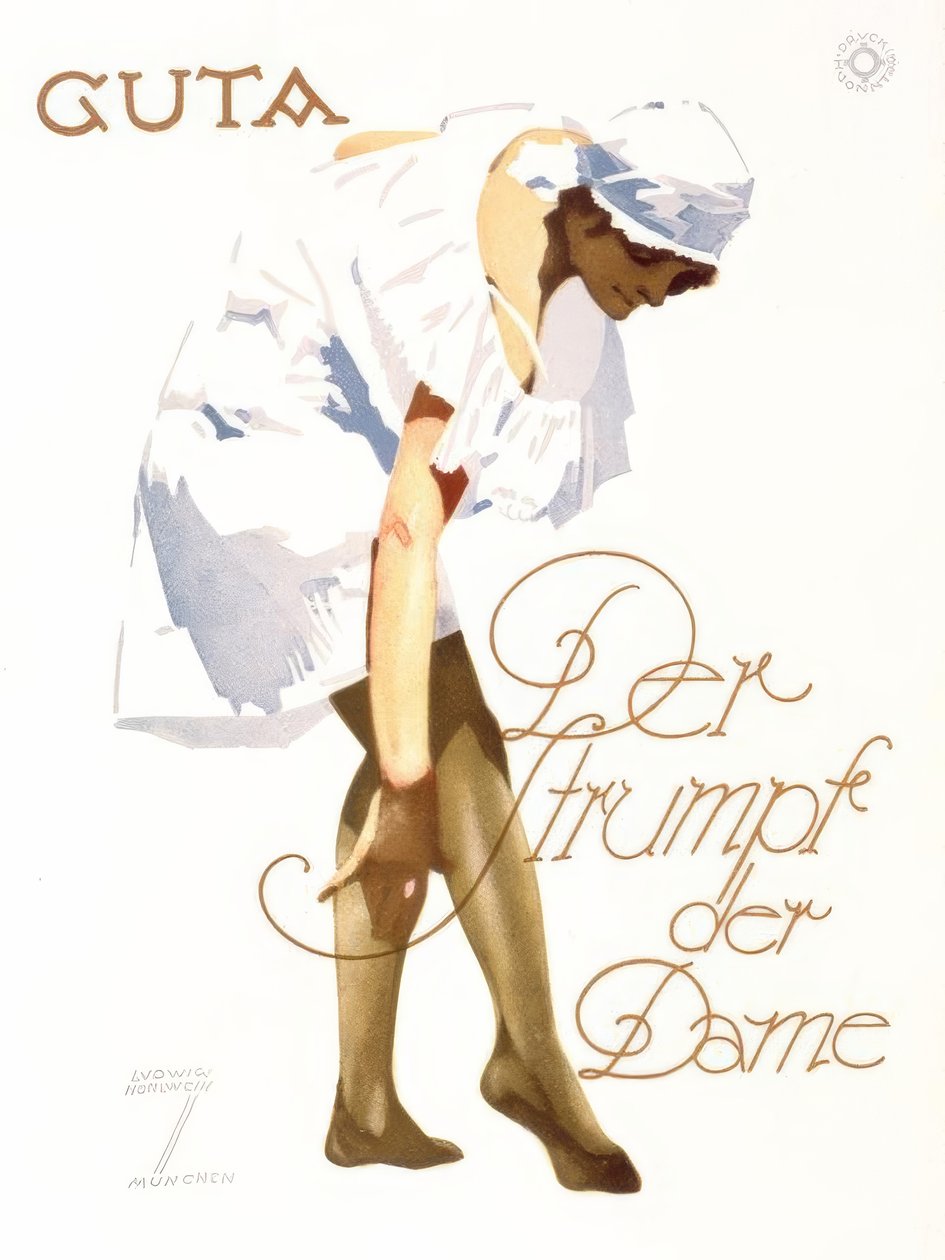 Der Strumpf der Dame von Ludwig Hohlwein