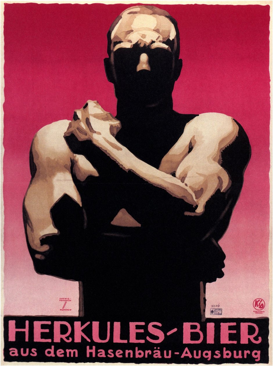 Hercules Bier, 1925 von Ludwig Hohlwein