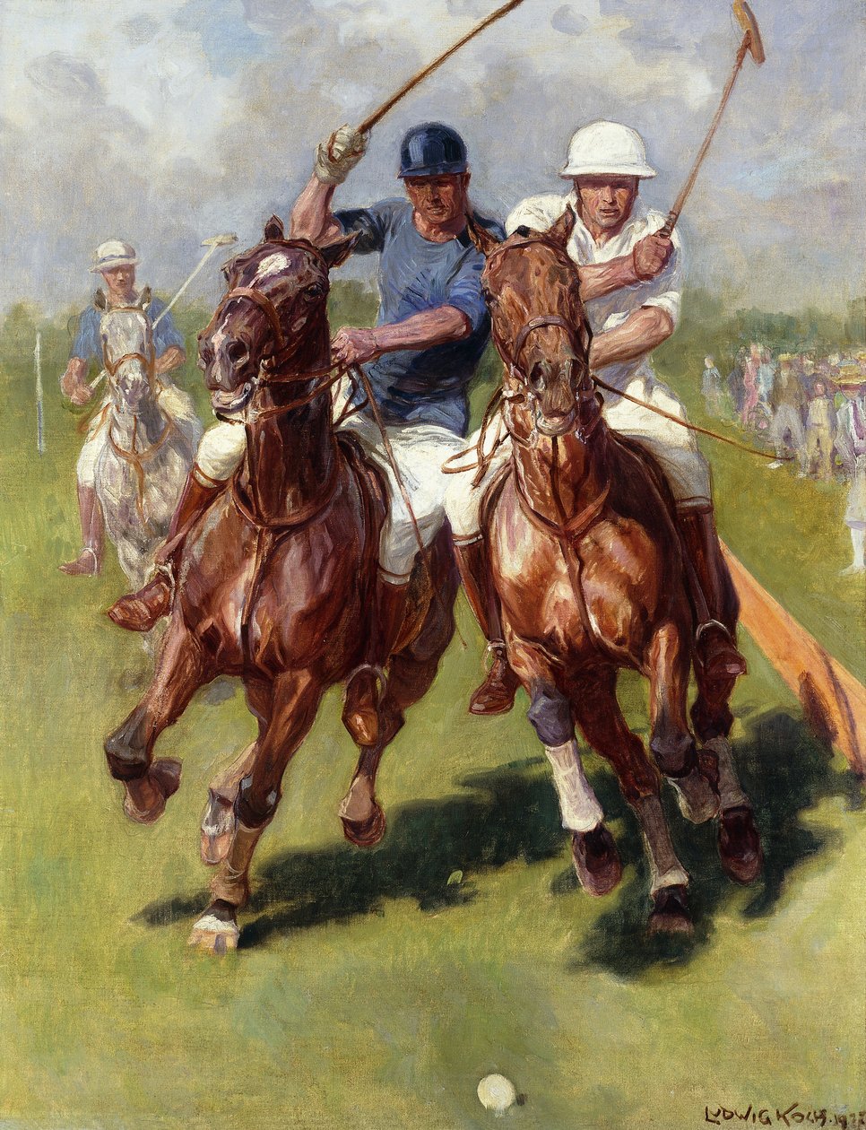 Ein Polospiel von Ludwig Koch