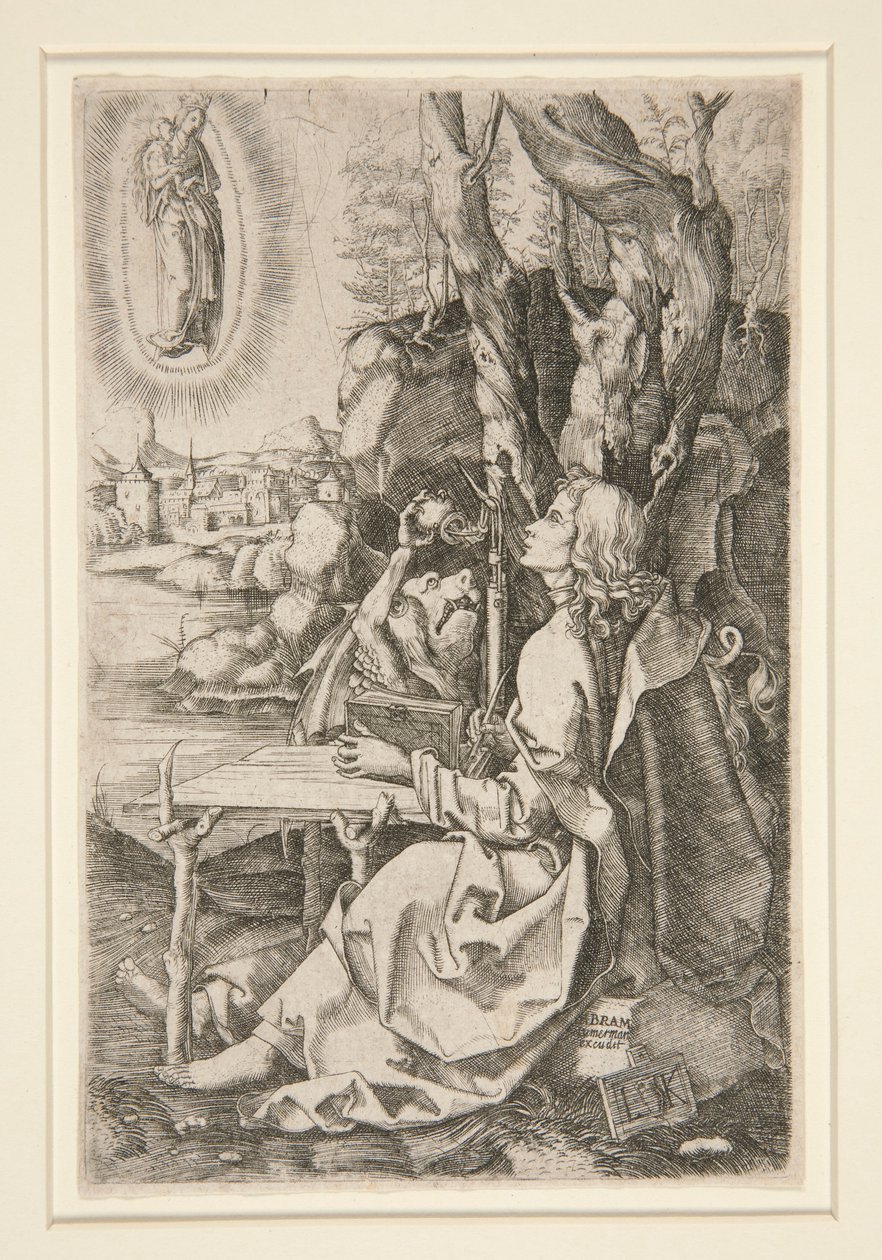 St. Johannes auf der Insel Patmos von Ludwig Krug