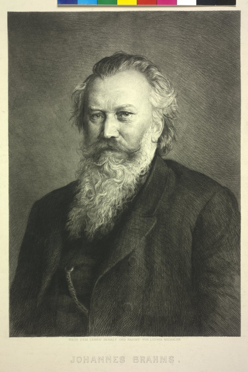 Johannes Brahms von Ludwig Michalek