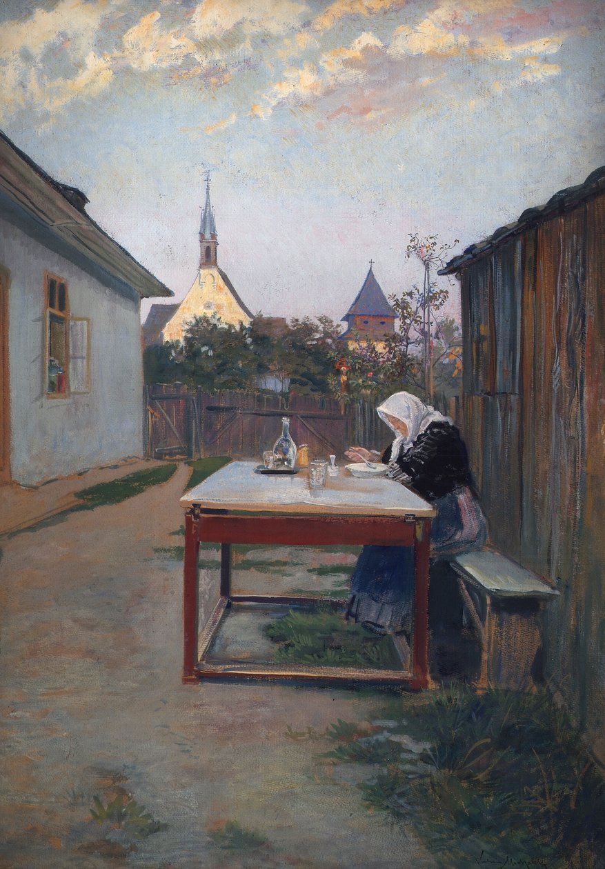 Meine Mutter (Abendmahlzeit) von Ludwig Michalek