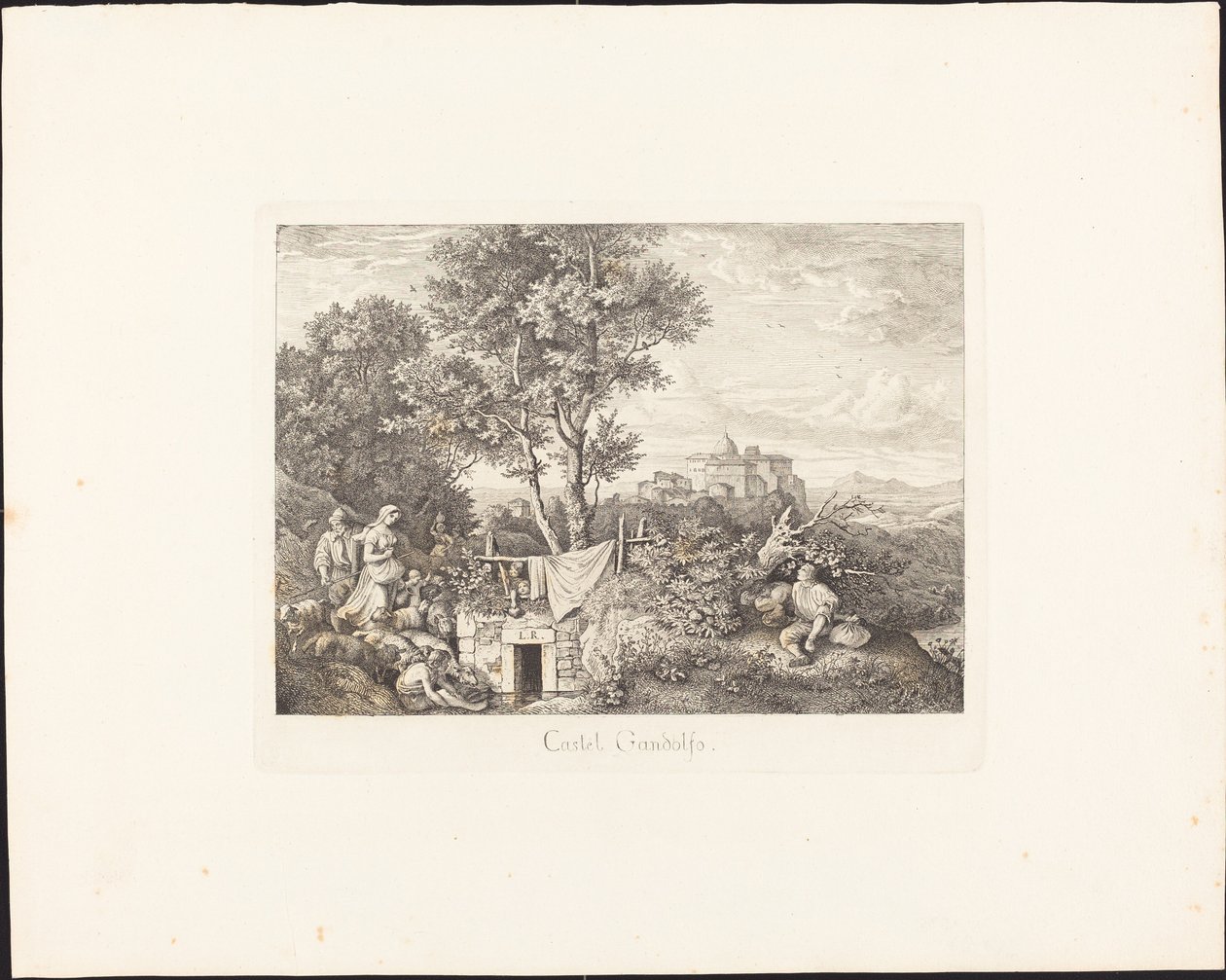 Castel Gandolfo von Ludwig Richter