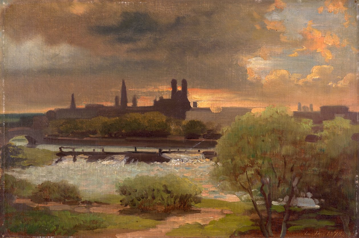 Blick auf München von Ludwig Thiersch