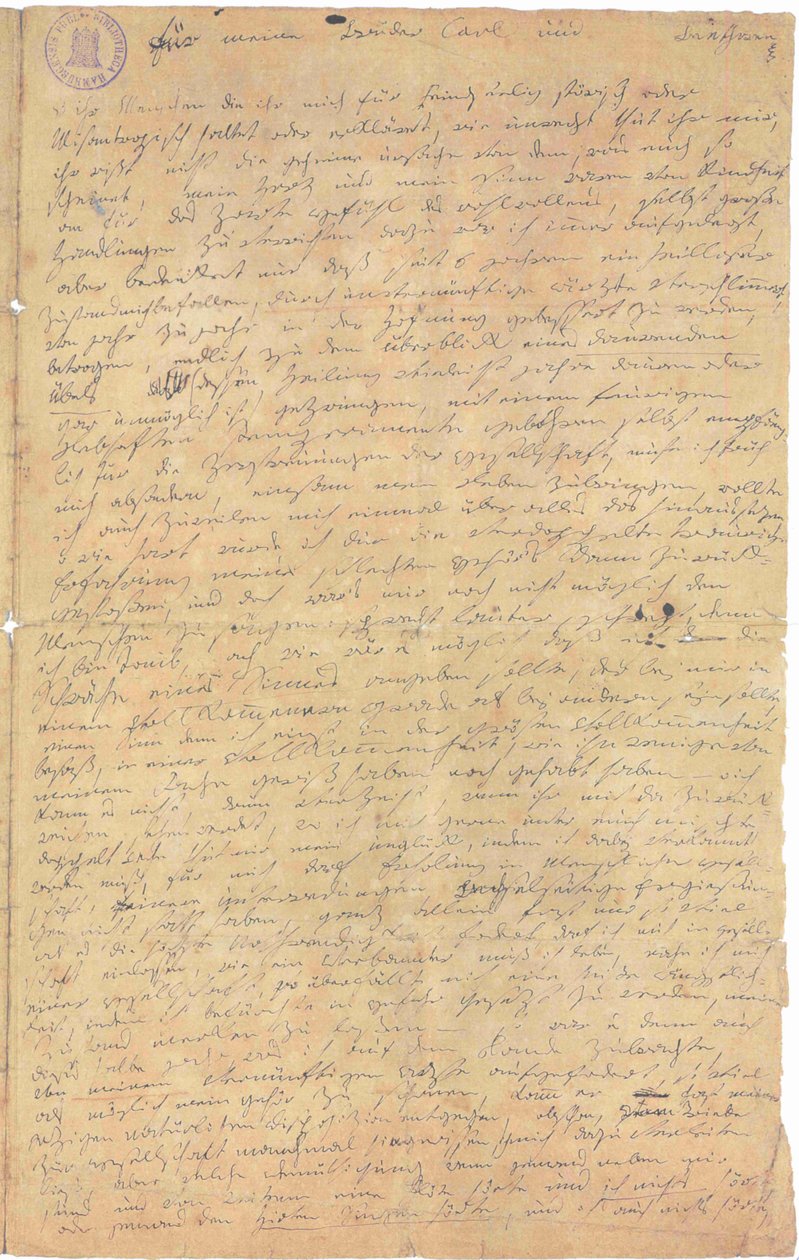 Heiligenstädter Testament von Ludwig van Beethoven