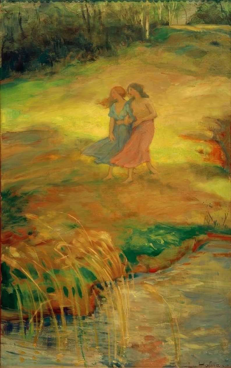 Aprilsonne von Ludwig von Hofmann