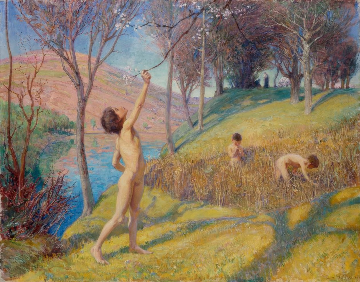 Frühling von Ludwig von Hofmann
