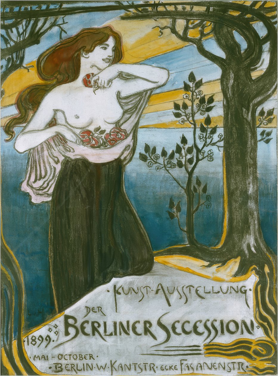 L. v. Hofmann, Plakat Berliner Sezession von Ludwig von Hofmann