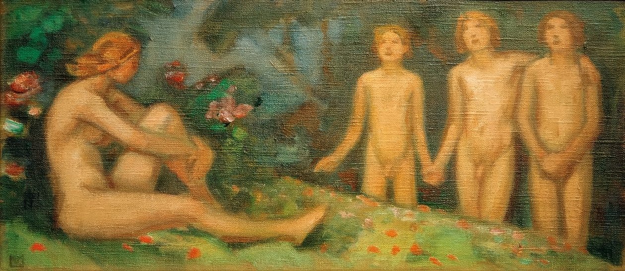 Supraporte – Studie von Ludwig von Hofmann