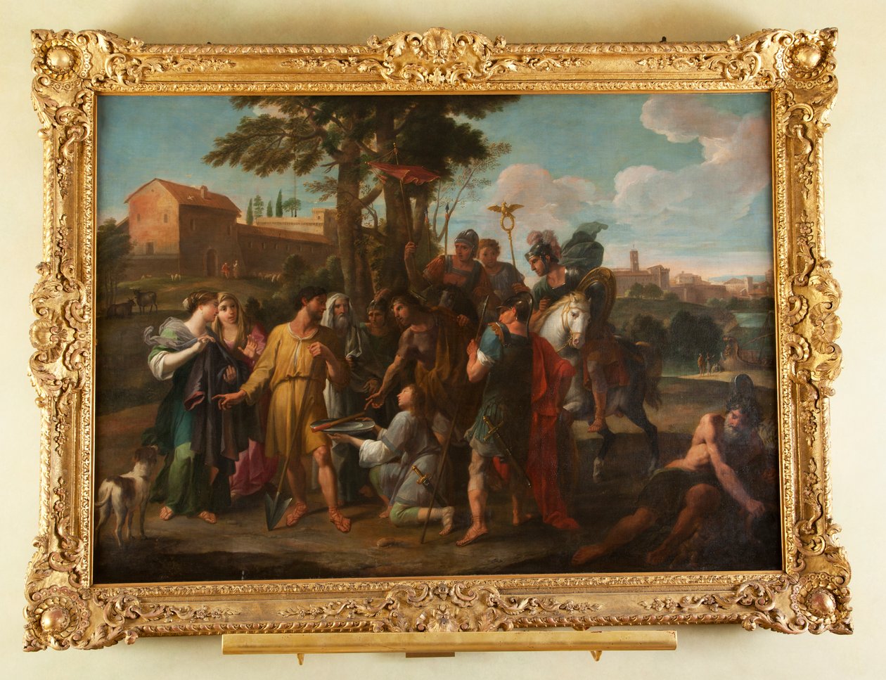 Cincinnatus am Pflug von Luigi Garzi