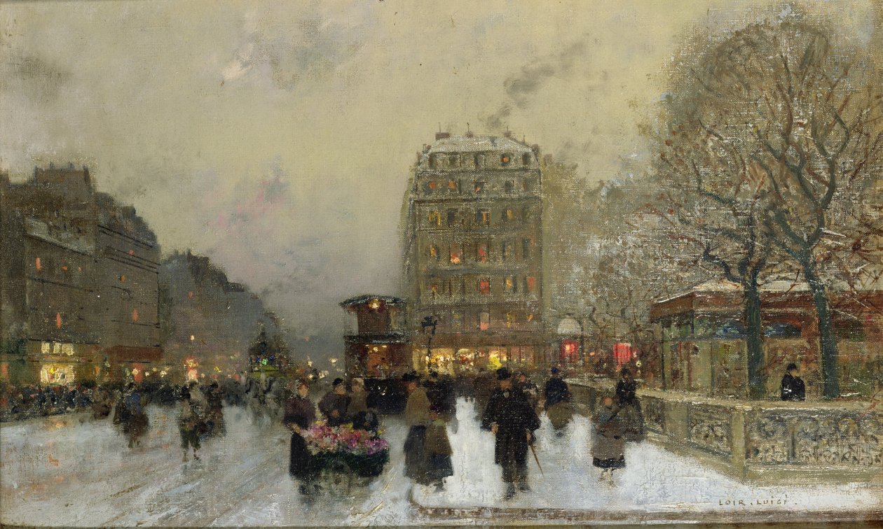 Pariser Straßenszene von Luigi Loir