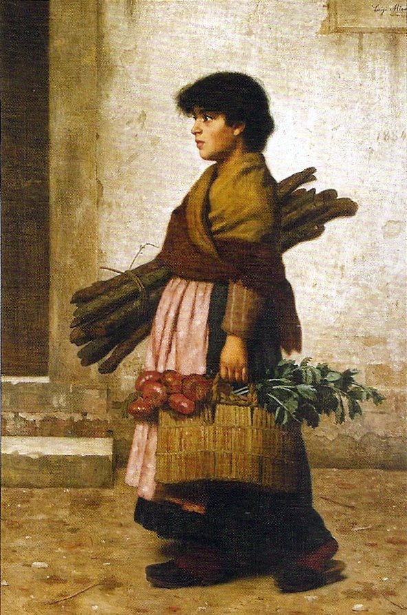 Rückkehr vom Markt von Luigi Mion