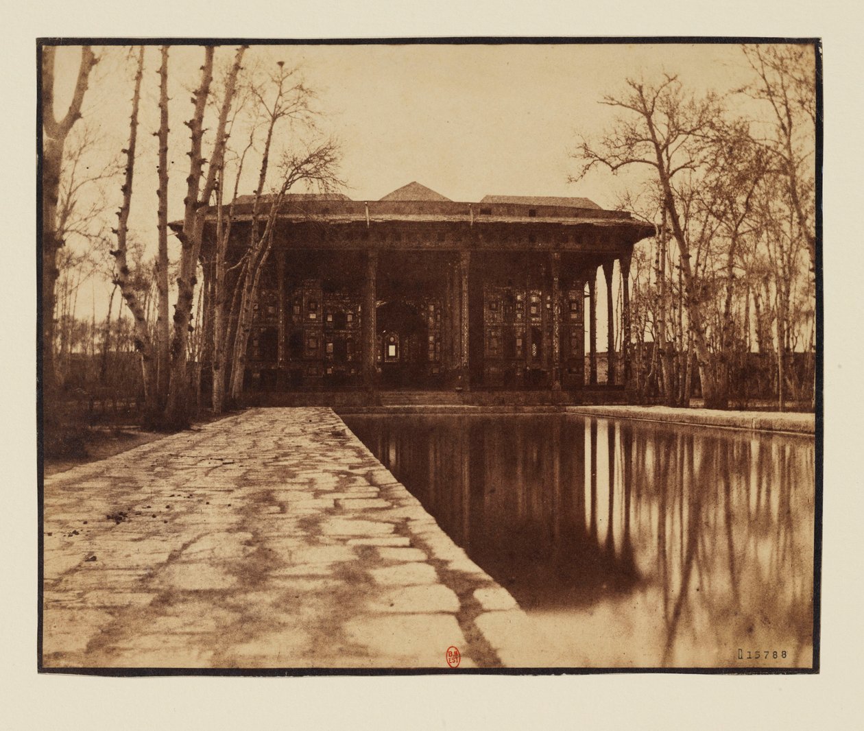 Isfahan, Palast der Vierzig Säulen (Chihil Sotun) von Luigi Pesce